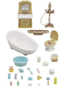 Sylvanian Families Møbelsett - Country Baderom