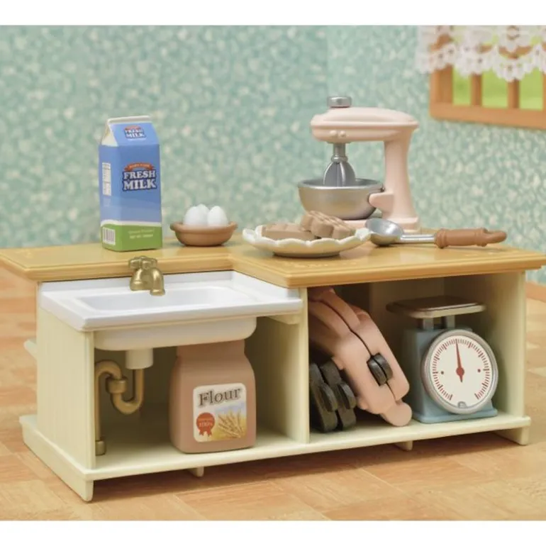 Sylvanian Families Møbelsett - Kjøkkenøy 5442