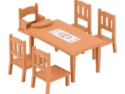 Sylvanian Families Møbelsett - Spisebord og Stoler 4506