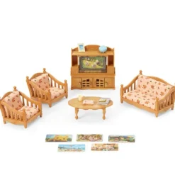 Sylvanian Families Møbelsett - Familiens Sofagruppe m/ TV 5339