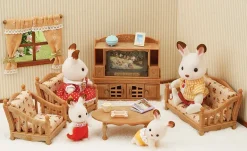 Sylvanian Families Møbelsett - Familiens Sofagruppe m/ TV 5339