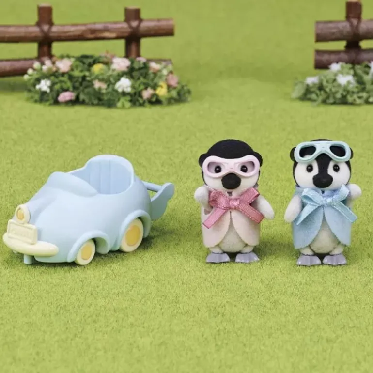 Sylvanian Families Ride 'n Play Lekesett - Pingvin Babies