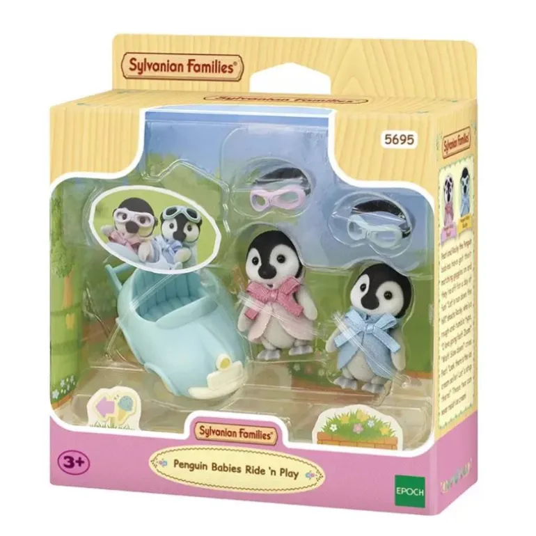 Sylvanian Families Ride 'n Play Lekesett - Pingvin Babies