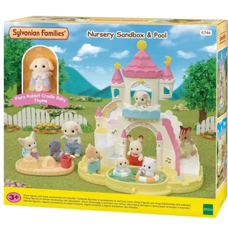 Sylvanian Families Sandkasse & Svømmebasseng Barnehage