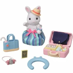 Sylvanian Families Stort Reisesett m/ snøkanin-mamma