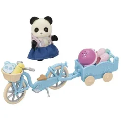 Sylvanian Families Sykkel- og Rulleskøyte Sett m/ pandajente