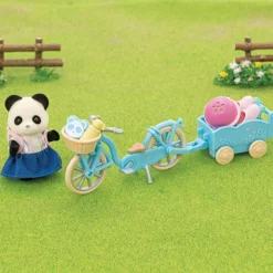 Sylvanian Families Sykkel- og Rulleskøyte Sett m/ pandajente