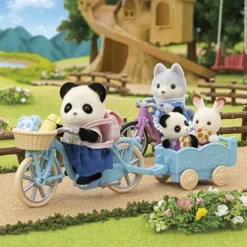 Sylvanian Families Sykkel- og Rulleskøyte Sett m/ pandajente