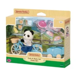 Sylvanian Families Sykkel- og Rulleskøyte Sett m/ pandajente