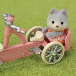 Sylvanian Families Tandemsykkel m/ husky søsken