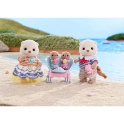Sylvanien Families Figursett 4-Pakning - Sjøoter Familien