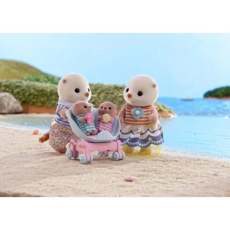 Sylvanien Families Figursett 4-Pakning - Sjøoter Familien