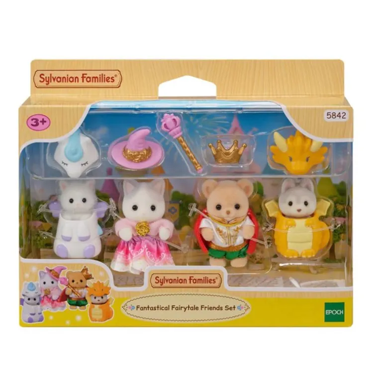 Sylvanien Families Figursett 4-Pakning - Fantastiske Eventyr