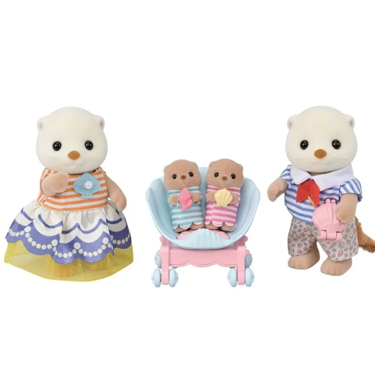 Sylvanien Families Figursett 4-Pakning - Sjøoter Familien