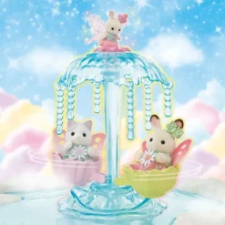 Sylvanien Families Lekesett m/ figur - Skytop Fairy Castle