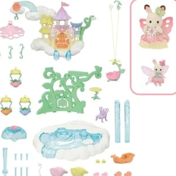 Sylvanien Families Lekesett m/ figur - Skytop Fairy Castle