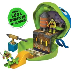 Turtles Mutant Mayhem Big Mouth Lekesett - Leonardo