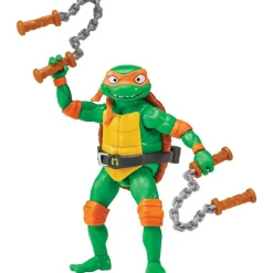 Turtles Mutant Mayhem Figur m/ tilbehør 12cm - Michelangelo