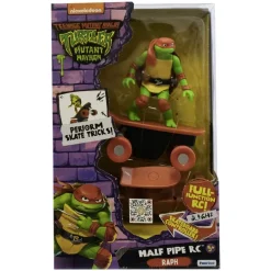 Turtles Mutant Mayhem Radiostyrt Skateboard - Raphael