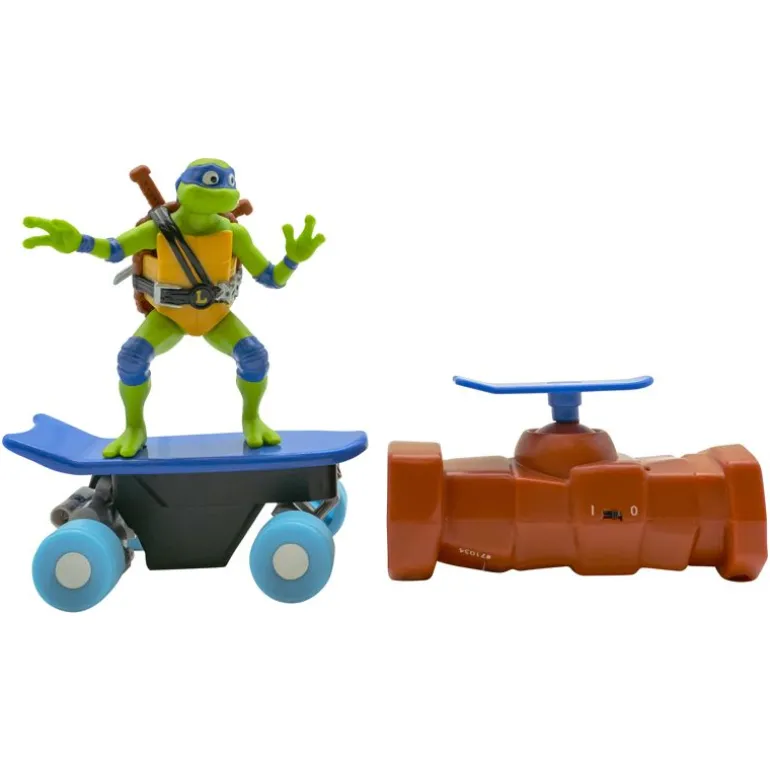 Turtles Mutant Mayhem Radiostyrt Skateboard - Leonardo