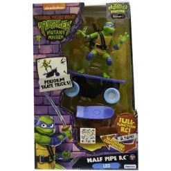 Turtles Mutant Mayhem Radiostyrt Skateboard - Leonardo