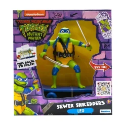 Turtles Mutant Mayhem Sewer Shredders Figur - Leonardo
